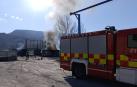 Evacuada una empresa de Irurtzun al producirse un incendio en un contenedor con plásticos