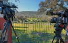 Zona a campo abierto donde la Comandancia de la Guardia Civil de Huelva mantiene el operativo de búsqueda