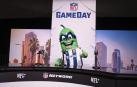 SuperPepino, icónica mascota oficial del Leganés, se encuentra estos días en Nueva Orleans por la Super Bowl