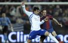 Los hermanos Diego y Gabriel Milito, en un partido de Liga defendiendo al Zaragoza y al Barcelona