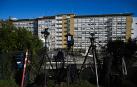 Cámaras de periodistas en el exterior del hospital donde permanece ingresado el Papa