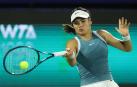 Emma Raducanu, en el torneo de Dubai