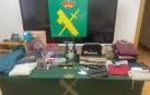 Productos sustraídos por los detenidos