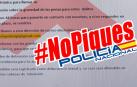 Mensaje publicado por Policía Nacional