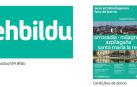 Logo de EH Bildu y cartel del foto de barrio de Arrosadia, Milagrosa, Azpilagaña y Santa María la Real