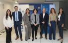 FORO DDN - EXPERIENCIA DEL EMPLEADO Y LIDERAZGO EN EQUIPOS MULTIGENERACIONALES. Adriana San Gregorio (RRHH de SFK Española), Álvaro Hurtado (gerente de Zucami Poultry Equipment), Geni Capdet y Nora Reta (socias directoras de Montaner Navarra), Javier Mata (Universidad de Navarra), Alicia Nicolas (La Información) y Nereida Beltrán (comunicación interna Grupo Uvesa)