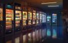 Imagen de archivo de varias máquinas de vending