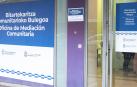 Entrada a una Oficina de Mediación Comunitaria de la Policía Municipal de Pamplona /