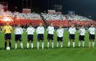 Alan Shearer, Nigel Martyn, David Batty, Gary Naville, David Beckham, Steve McManaman, Paul Scholes, Stuart Pearce, Robbie Fowler, Martin Keown, Tony Adams