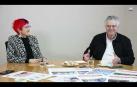 Encuentro entre Salud Santos Induráin y Rafael Sánchez-Ostiz