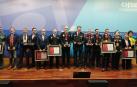 Foto de los premiados en el Congreso de Seguridad Local