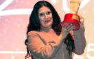 Rosario Raro, galardonada con el Premio Azorín de Novela 2025 con su obra 'La novia de la paz'