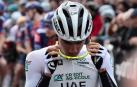 Juan Ayuso, antes de iniciar este sábado la sexta etapa de la Tirreno Adriático