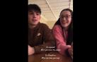La usuaria de Tiktok @noramiquelez sube un vídeo a la red sociales: "Aprendiendo pamplonés en EEUU"