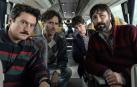 Fotograma de la película 'Los aitas' protagonizada por Quim Gutiérrez, Juan Diego Botto, Mikel Losada y el actor navarro Iñaki Ardanaz