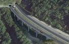 Zona de intervención en el tramo entre el nuevo túnel de Belate y el nuevo túnel de Almandoz.