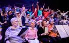 Niños y mayores unieron sus melodías este miércoles en el concierto ‘Voces con alma’, en el Civivox Iturrama