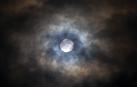 Foto del eclipse solar del 29 de marzo de 2025./