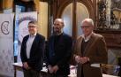 Los expresidentes de Navarra y Aragón, Miguel Sanz y Javier Lambán, hablan del avance de esta última comunidad y Lambán presenta su libro "Una emoción plítica"