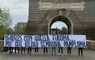 La pancarta de los ultras del Lazio hacia los de la Roma: "Con esa huída, más que Bilbao parecía Pamplona"