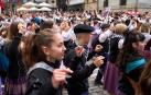 Fotos de  la recepción a los mayordomos de las fiestas de la Txantrea.