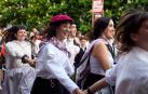 Fotos del cohete de fiestas de la Txantrea./