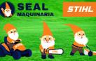 El gnomo Orgi, especialista en maquinaria STIHL