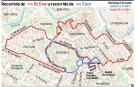Trazado de la Media Maratón de Pamplona /