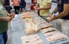 Escrutinio de votos en un colegio electoral de Tudela, en las últimas elecciones forales y municipales que se celebraron en mayo de 2023