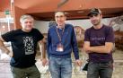 De izquierda a derecha: Patxi Sáez, Xabier Pereda y Erik Isasmendi.