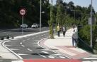 Inauguración del carril bici de Beloso./