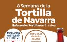 Cartel de la octava Semana de la Tortilla de Navarra