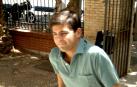Juan Urquijo, a su llegada al Hospital Virgen del Rocío