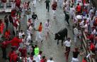 Fotos del segundo encierro de San Fermín 2025 en Pamplona