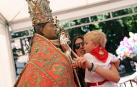 Fotos de la ofrenda infantil a San Fermín en el Rincón de la Aduana este jueves 10 de julio de 2025.