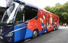 Imagen del nuevo autobús del primer equipo del C.A. Osasuna para la temporada 2025/2026, un Man Irizar i8 /