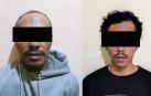 Fotografía de los dos detenidos por la Policía indonesia que han confesado haber planeado el asesinato de Matilde Muñoz, la española desaparecida desde hace dos meses en la isla de Lombok (Indonesia)