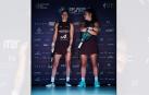 Alejandra Salazar y Martina Calvo, en su puesta de largo en el FIP World Cup de parejas de Kuwait /