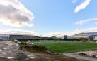 Obras de ampliación en las instalaciones del C.A. Osasuna en Tajonar a comienzos de noviembre de 2025 /