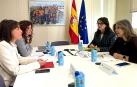 De izquierda a derecha, la vicepresidenta Alfaro; la directora general de Políticas Migratorias, Eva Gurría; la subdirectora general de Régimen Jurídico, Ainara Dorremochea; y la secretaria de Estado de Migraciones, Pilar Cancela