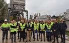 Los asistentes a la visita de la depuradora de Estella