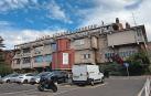 Vista del edificio del frontón Euskal Jai, en Itaroa