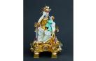 La figura de la Virgen de la reina Leonor que puede verse en el Archivo.