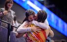 Fotos del Mundial de gimnasia de trampolín en el Navarra Arena