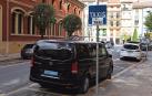 Parada de taxis en Estella, junto al Bar el Ché y frente al Ayuntamiento de la ciudad