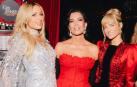 Paris Hilton, Kris Jenner y Meghan Trainor en la fiesta de la matriarca del clan Kardashian