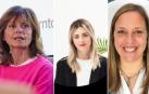 De izquierda a derecha: Yolanda Torres, Maite Pérez Senosiain y Lucía Vanrell