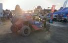 El buggy de Marino Zulet, en la meta tras la segunda etapa
