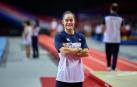 .Melania Rodríguez, gallega de 24 años, se proclamó campeona del mundo el sábado y estos días es entrenadora de los más jóvenes