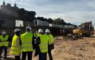 Visita del consejero de Salud, Fernando Domínguez, a las obras del nuevo centro de salud de Cascante